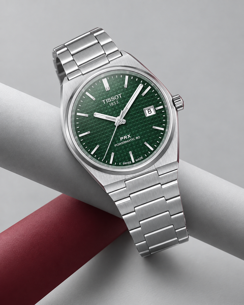 Tissot T137.407.11.091.00 PRX Powermatic 80 Automatic 40 mm Green Dial Watch