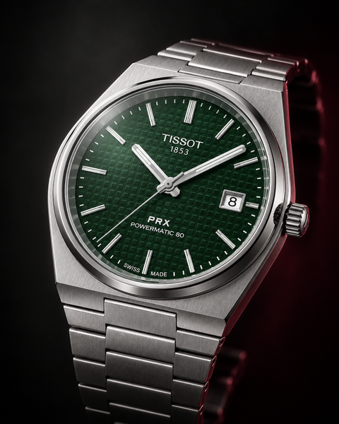 Tissot T137.407.11.091.00 PRX Powermatic 80 Automatic 40 mm Green Dial Watch