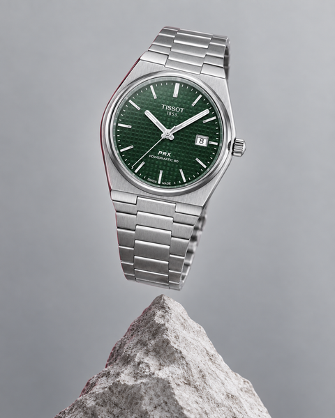 Tissot T137.407.11.091.00 PRX Powermatic 80 Automatic 40 mm Green Dial Watch