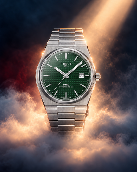 Tissot T137.407.11.091.00 PRX Powermatic 80 Automatic 40 mm Green Dial Watch