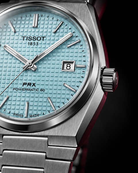 Tissot T137.407.11.351.00 PRX Powermatic 80 Automatic 40 mm Ice Blue Dial Watch