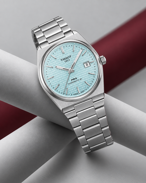 Tissot T137.407.11.351.00 PRX Powermatic 80 Automatic 40 mm Ice Blue Dial Watch