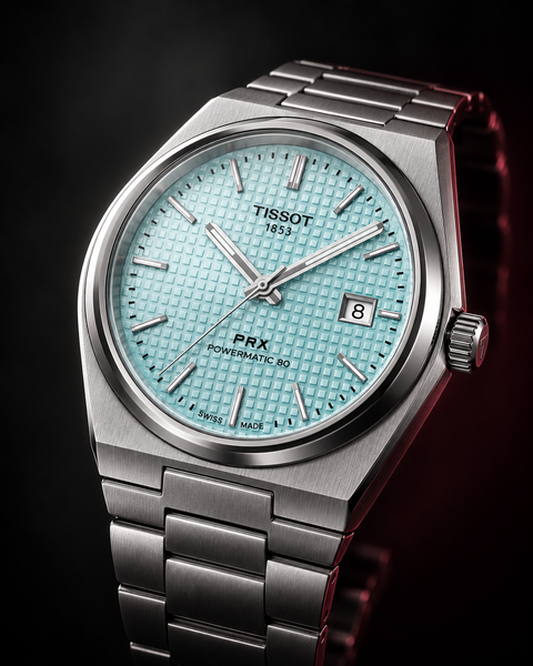Tissot T137.407.11.351.00 PRX Powermatic 80 Automatic 40 mm Ice Blue Dial Watch