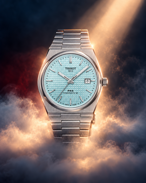 Tissot T137.407.11.351.00 PRX Powermatic 80 Automatic 40 mm Ice Blue Dial Watch