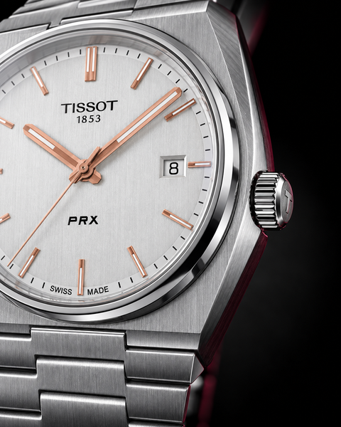 Tissot T137.410.11.031.00 PRX Quartz 40 mm Silver Dial Watch