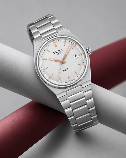 Tissot T137.410.11.031.00 PRX Quartz 40 mm Silver Dial Watch