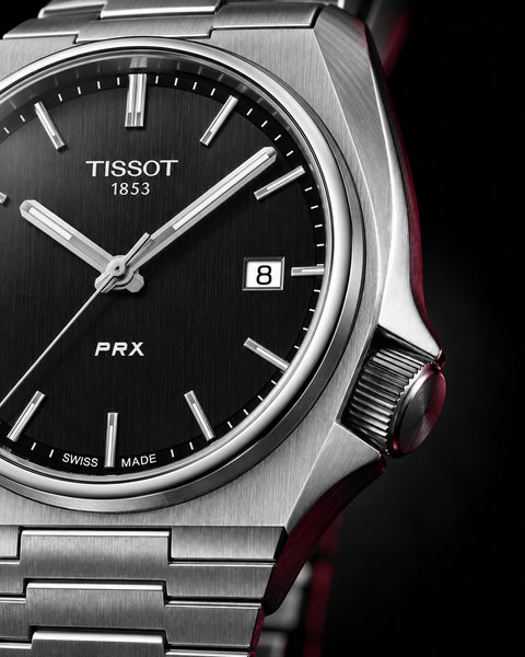 Tissot T137.410.11.051.00 PRX Quartz 40 mm Black Dial Watch