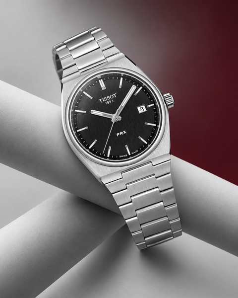 Tissot T137.410.11.051.00 PRX Quartz 40 mm Black Dial Watch