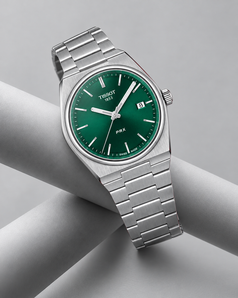 Tissot T137.410.11.091.00 PRX Quartz 40 mm Green Dial Watch