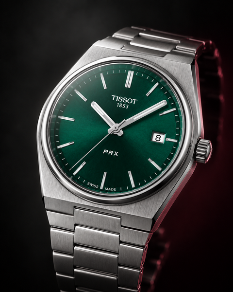 Tissot T137.410.11.091.00 PRX Quartz 40 mm Green Dial Watch