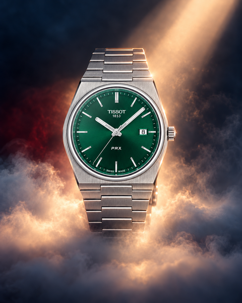 Tissot T137.410.11.091.00 PRX Quartz 40 mm Green Dial Watch