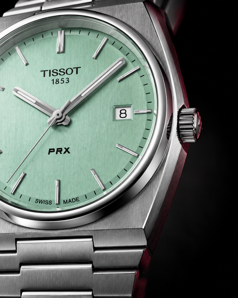 Tissot T137.410.11.091.01 PRX Quartz 40 mm Mint Green Dial Watch