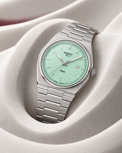 Tissot T137.410.11.091.01 PRX Quartz 40 mm Mint Green Dial Watch