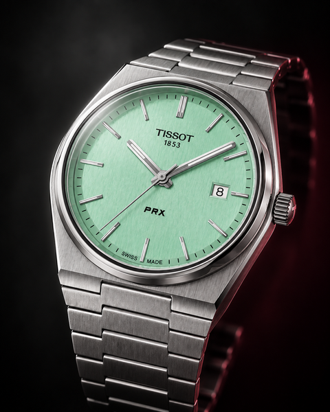 Tissot T137.410.11.091.01 PRX Quartz 40 mm Mint Green Dial Watch
