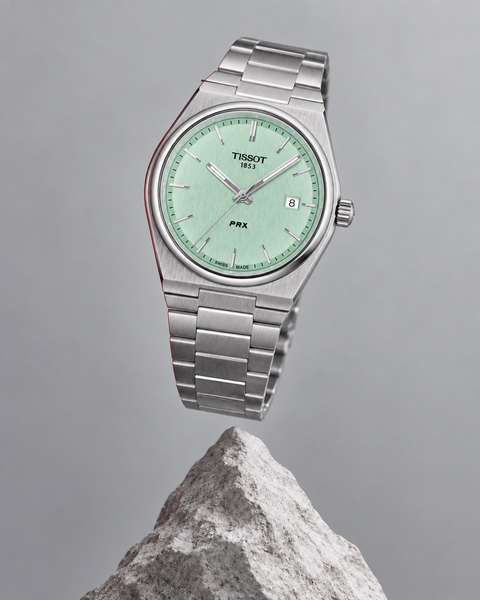 Tissot T137.410.11.091.01 PRX Quartz 40 mm Mint Green Dial Watch