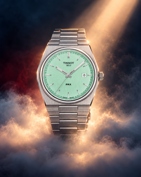Tissot T137.410.11.091.01 PRX Quartz 40 mm Mint Green Dial Watch