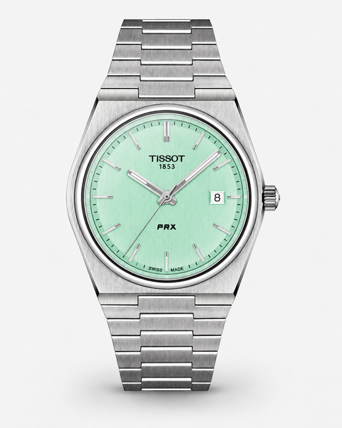 Tissot T137.410.11.091.01 PRX Quartz 40 mm Mint Green Dial Watch