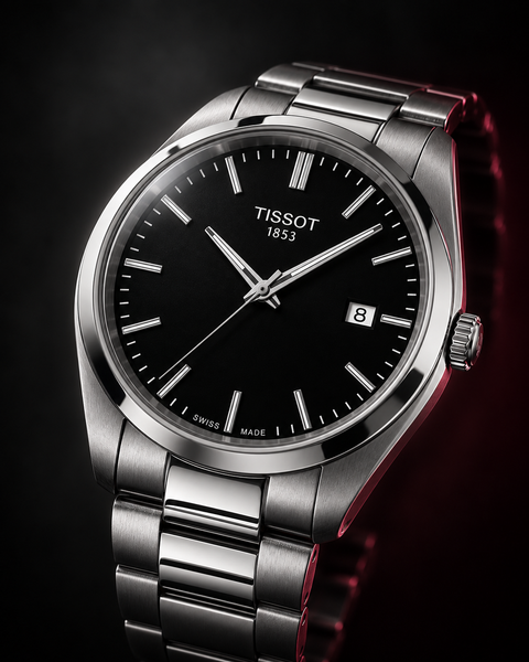 Tissot T150.410.11.051.00 PR 100 Quartz 40 mm Black Dial Watch