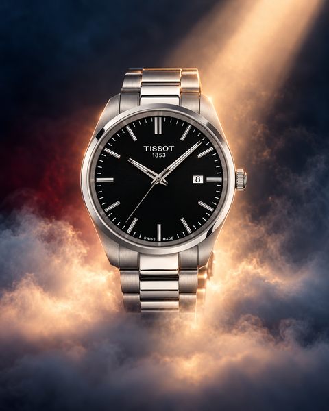 Tissot T150.410.11.051.00 PR 100 Quartz 40 mm Black Dial Watch