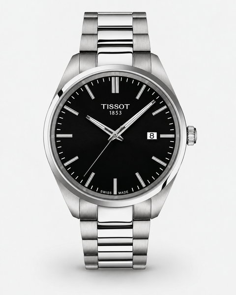 Tissot T150.410.11.051.00 PR 100 Quartz 40 mm Black Dial Watch