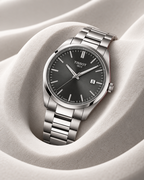 Tissot T150.410.11.081.00 PR 100 Quartz 40 mm Anthracite Dial Watch