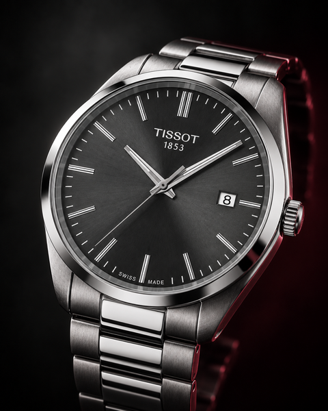 Tissot T150.410.11.081.00 PR 100 Quartz 40 mm Anthracite Dial Watch