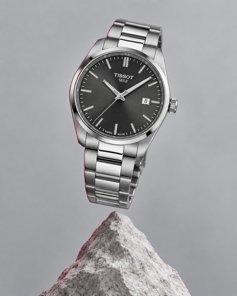 Tissot T150.410.11.081.00 PR 100 Quartz 40 mm Anthracite Dial Watch