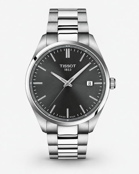 Tissot T150.410.11.081.00 PR 100 Quartz 40 mm Anthracite Dial Watch