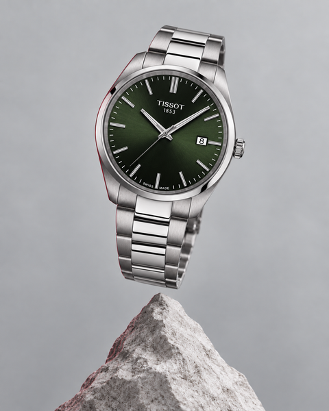 Tissot T150.410.11.091.00 PR 100 Quartz 40 mm Green Dial Watch