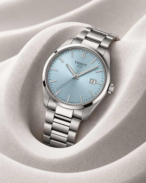 Tissot T150.410.11.351.00 PR 100 Quartz 40 mm Light Blue Dial Watch