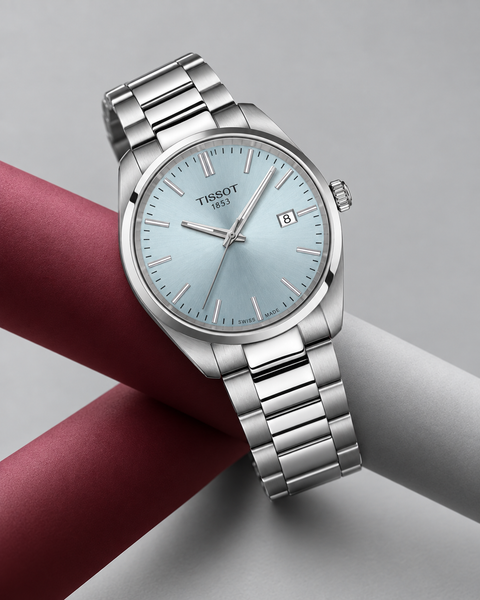 Tissot T150.410.11.351.00 PR 100 Quartz 40 mm Light Blue Dial Watch